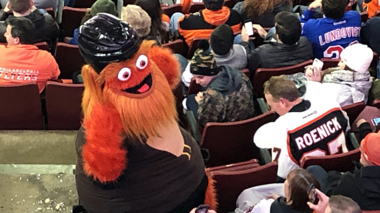Philadelphia Flyers mascot Gritty