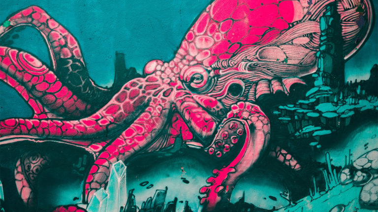 Illustration of an octopus
